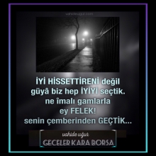 Geceler Kara Borsa / vahideugur.com