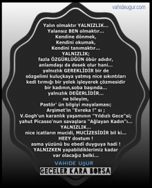 Geceler Kara Borsa adl� eserinden.../ vahide u�ur