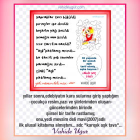 yedi mevsim deli mavi / �ocuklu�umun g�ncelerinden �iirler - vahideugur.com 