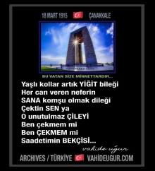 �anakkale 100. Y�l / ANKARA  vahide u�ur