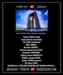 �anakkale 100. Y�l / ANKARA  vahide u�ur