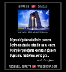 �anakkale 100. Y�l / ANKARA  vahide u�ur