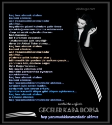 Geceler Kara Borsa / vahide u�ur / vahideugur.com