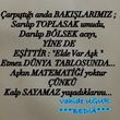Bir imbat uyand�rs�n beni