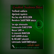 �anakkale 100. Y�l Konulu �iir Yar��mas� / ANKARA 
