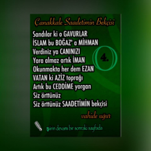 �anakkale 100. Y�l Konulu �iir Yar��mas� / ANKARA 