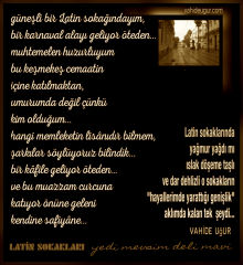 Latin SOKAKLARI / vahide u�ur